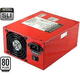 PC Power and Cooling S75CF Silencer 750W Quad Power Supply Ati Crossfire and 80+ Certified (Red)