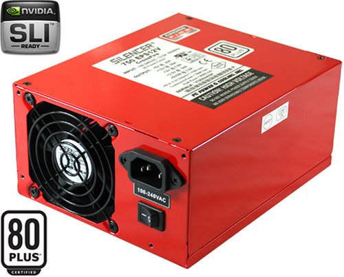 PC Power and Cooling S75CF Silencer 750W Quad Power Supply Ati Crossfire and 80+ Certified