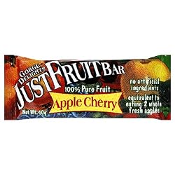 Gorge Delights JustFruit Bars, Apple Cherry, 16-Count 1.4-Ounce Bars