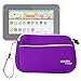 DURAGADGET Purple Water Resistant Neoprene Carry Case With Front Storage Pocket For The New Kurio 7S (96125) & Kurio 7