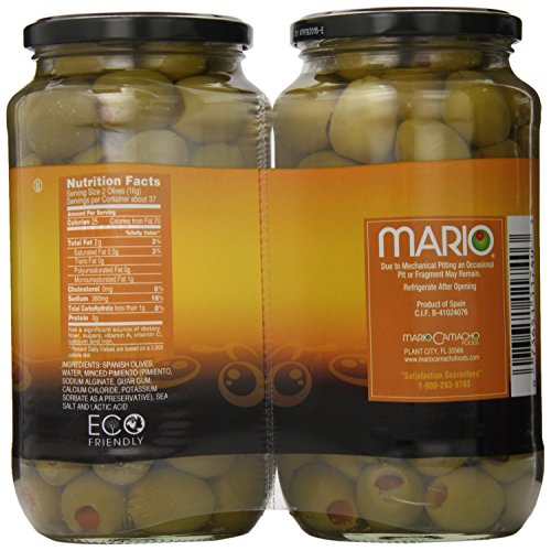 SAVE 22.59 Mario Stuffed Queen Olives, 42 Ounce (073651117403) 10.99