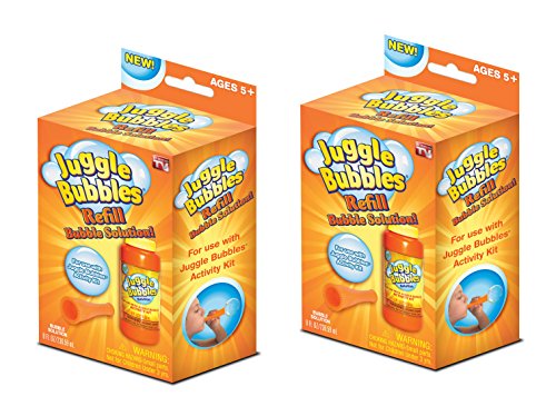 Juggle Bubbles Refill Pack of 2, Bubble Maker, Bubble Game, SEEN ON TV