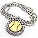 FORGIVEN JEWELRY Softball Necklace on Ball Chain Philippians 413 I Can Do All Things