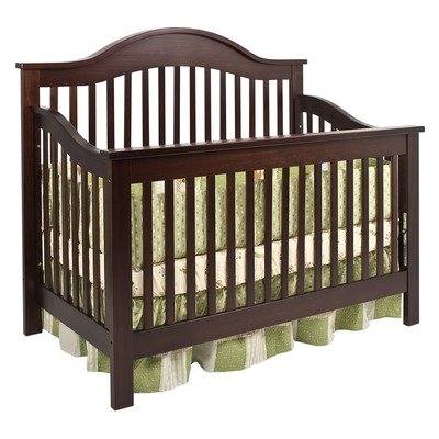 DaVinci Jayden 4 in 1 Crib with Toddler Rail, Espresso