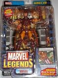  : Marvel Legends Series VIII Iron Man Action Figure w/ Posterbook & Wall Mountable Display Stand