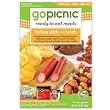 GoPicnic Ready-to-Eat Meals, Turkey Stick + Crunch, 2.8-Ounce Boxes (Pack of 6)