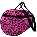Wildkin Kids Traveler Duffel Bag for Boys and Girls, Carry-On Size and Perfect for Weekend or Overnight Travel, 600-Denier Polyester Fabric Duffel Bags Measures 24 x 15 x 15 Inches (Pink Leopard)