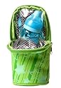 Large Dental Soother Semi Filled Clear Green Print 12+ months