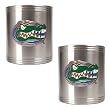 Florida Gators NCAA 2pc Stainless Can Holder Set by Great American Products