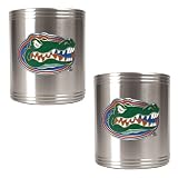 Florida Gators NCAA 2pc Stainless Can Holder Set