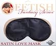 Fetish Fantasy Satin Love Mask, Black