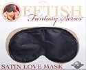 Fetish Fantasy Satin Love Mask, Black