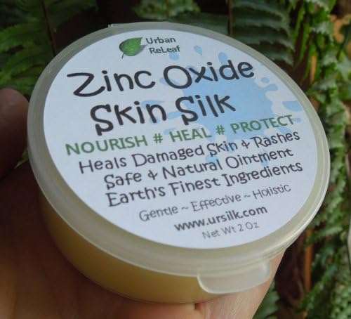 Set of 3 (three) ZINC OXIDE SKIN SILK! 100% NATURAL BUTTERY OINTMENT! Healing Balm. 2 oz Cream Rich Lotion! Nourish Heal Protect Skin, Vitamins Rejuvenate! KID SAFE! BABY SAFE! Feed your skin... rub it in! Organic Shea Butter, Coconut & Olive Oil, Soywax
