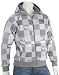 Quiksilver Hoodie SHERPA ALLOVER ZIP FL PRINT K- CHECK ME OUT, heather grey