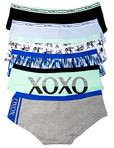 XOXO Juniors 6 Pack Cotton Boy Short Panties