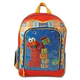 Elmo 16" Cordura Empire Backpack with 3d Heatsealed Art 2 Side Mesh Pockets