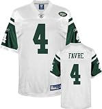 Brett Favre Youth Jersey: Reebok White Replica #4 New York Jets Jersey