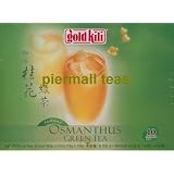 Gold Kili Sweet Instant Osmanthus Laurel flower Green Tea 10 Saccets 6.3 Oz by 