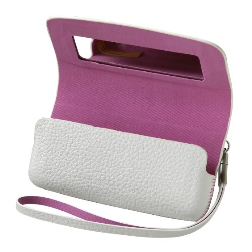 Rim Blackberry 9100 Pearl Stratus Folio Case White- Pink - ASY-29559-002