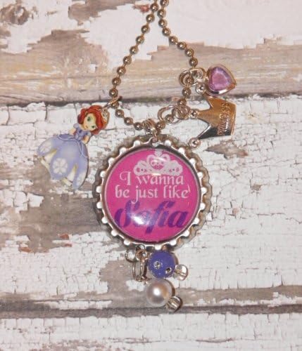 'I Want to Be Like Sofia' Custom Necklace with Charms