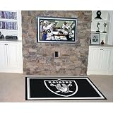 Oakland Raiders NFL Floor Rug (4x6)