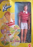 Barbie Vintage FREE MOVING KEN Doll w Tennis Racket & Golf Club (1974 Mattel Hawthorne)