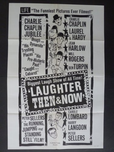 LAUGHTER THEN AND NOW Movie Poster 1962/ Charlie Chaplin