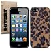 Leopard iPhone 5 Covert Branded PU Leather Back Cover / Skin / Shell / Case