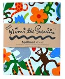 Mimi the Sardine Coated Organic Cotton Splashmat, Jungle