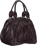 Patent ''Pandora'' Satchel - Purple or Green