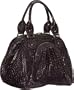 Patent ''Pandora'' Satchel - Purple or Green