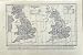C1920 Map Britain Anglo-Saxon Danes Normans England