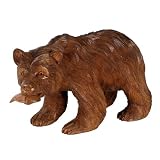 All Natural Handmade Bear with Fish in Mouth (FREE SHIPPING)