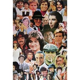 1970's Celebrity Collage (Men of the 70's) Art Poster Print - 22