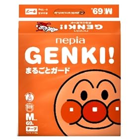 nepia GENKI�I �܂邲�ƃK�[�h M�T�C�Y69���~4�i276���j