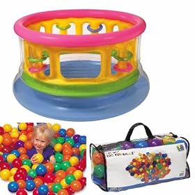 Intex Jump-O-Lene, Jump-N-Gym Packed w/ 100 Balls
