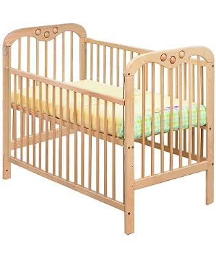 Tutti Bambini Jenny Dropside Cot - Natural