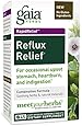 Gaia Herbs Rapidrelief Reflux Relief Tablets, 45 Count