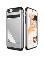 Wireless: iPhone 6S Plus Case, Lific [Mighty Card Defense][Satin Silver] - [Card Slot][Heavy Duty][Wallet][Slim Fit] - For Apple iPhone 6 Plus and iPhone 6S Plus 5.5" Devices - Verus USA LLC