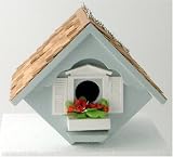 Little Blue Wren Architectural Birdhouse
