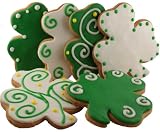 St. Patricks Day Shamrock Decorated Cookies