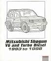 Pocket Mechanic for Mitsubishi Shogun and Pajero with V6 Petrol and 2.5/2.8 Litre Turbodiesel Engine
