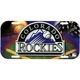 Colorado Rockies - Field High Def License Plate MLB Pro Baseball