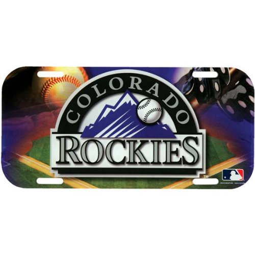 Colorado Rockies - Field High Def License Plate MLB Pro Baseball