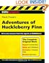 The Adventures of Huckleberry Finn (Cliffs Complete)