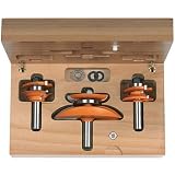 CMT 800.517.11 3-Piece Cove Raised Panel 1/2-Inch Shank Router Bit Set