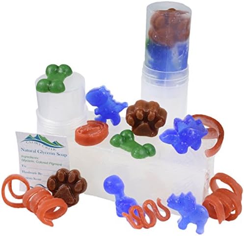 EZ Twist-Up All Natural Glycerin Soap Sticks Go Anywhere, No Mess, No Soap Scum Take It To The Gym, Camping, Backpacking, Shower, Bathtub, And School (Boy Embeds 1LB Refill Kit)