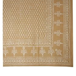 Cotton Sheet for Bed Block Print Queen Size