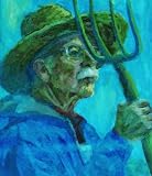 Custom Order #H2-VWY - Oil on Canvas - Custom Painting of The Person You Love - For 1 Person of Customer's Choice - Style: Photo-Realism - with Signature Text 