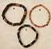 Wood and Coconut Shell Stretch Bracelets